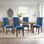Artemisia Tufted Upholstered Wooden Dining Chairs-1396999633