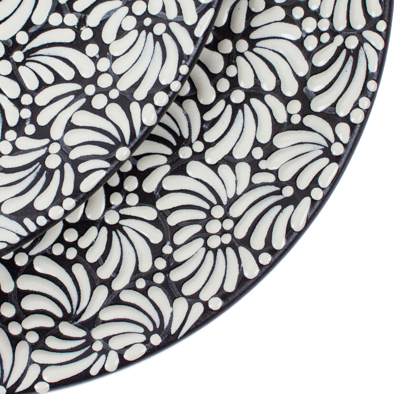 Assiettes en céramique Red Spring Barrel