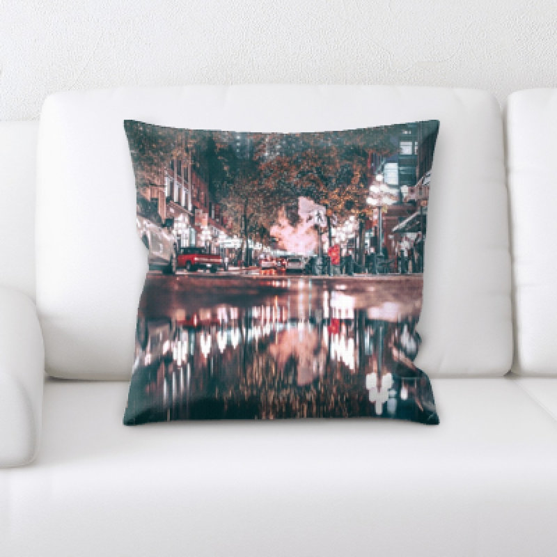 Microsuede Throw Pillow