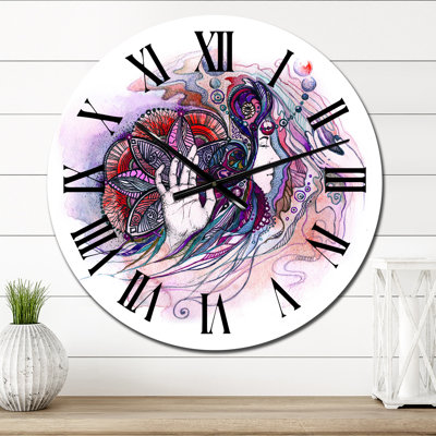 Magic Shaman Dream - Colonial Wall Clock