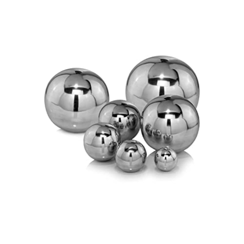 Sphère Railyn Pergande Bola Blanco / P 3 po, 3" H x 3" W x 3" D, Poli, 2