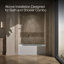 Baignoire tourbillon en acrylique avec chauffage Archer® 60 "x 30"-13641244-13238798