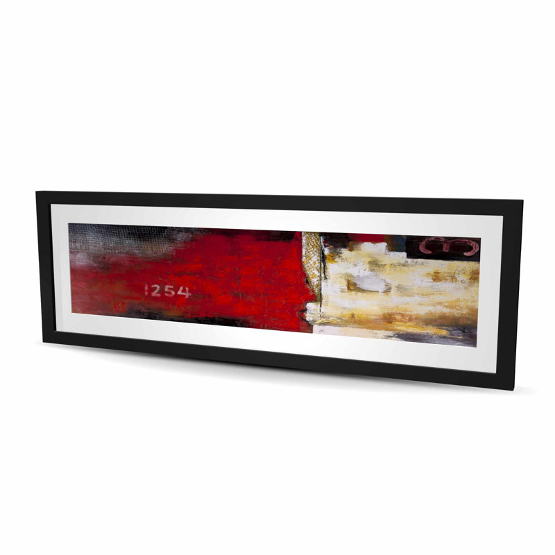 Art industriel abstrait avec chiffres - reproduction de motif beige