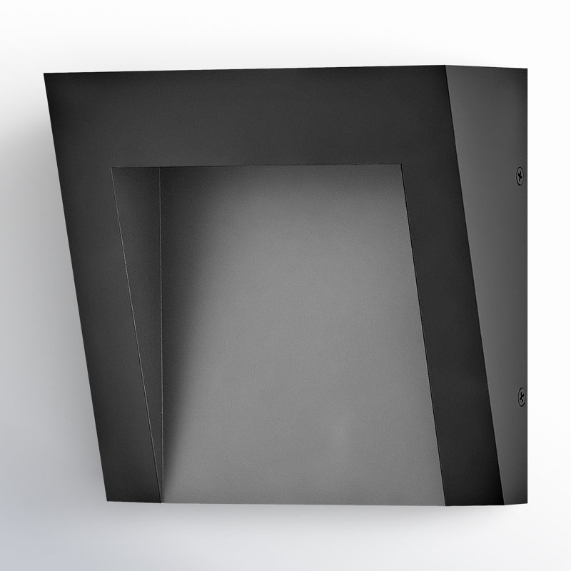 Hinkley Taper Integrated LED Outdoor Wall Mount, Textured Black