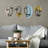 Elegant Decorative Metal Wall Accessory, 62.6 x 22.8 inches | Durable Metal (Thickness: 0.05 inches) & Wood (Thickness: 0.12 inches) | Perfect for Home Decor, Living Room & Office Accent, Stylish and Modern Design
