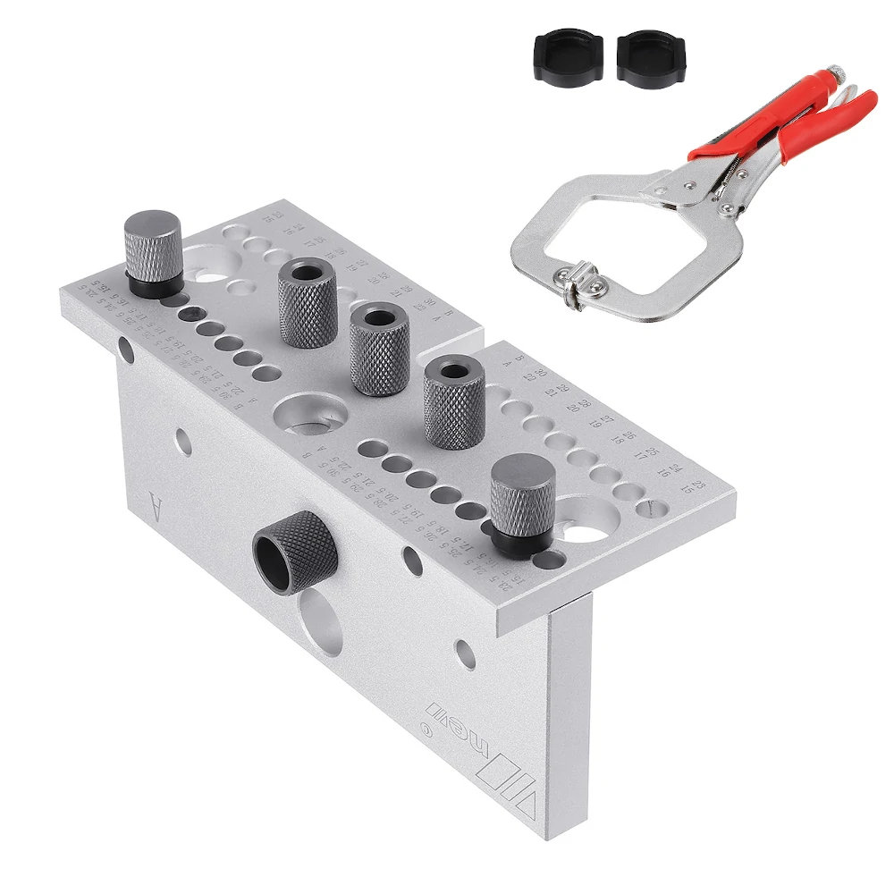 YUCHENGTECH 3 In 1 Dowel Jig Drill Kit Multi-Function Self Centering - View #9