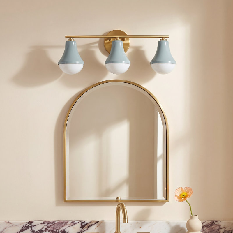 Celica 3 - Light Dimmable Vanity Light, Seafoam