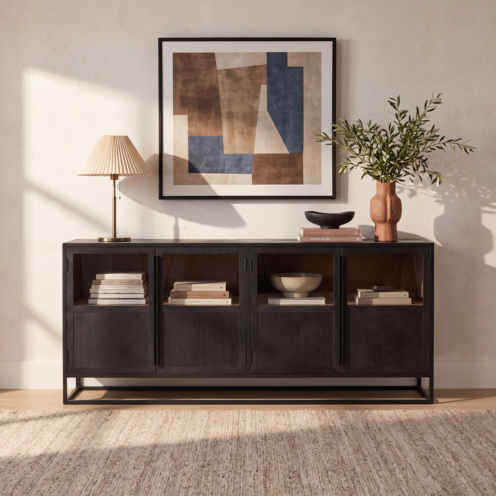 Clementine Mango Sideboard, Black