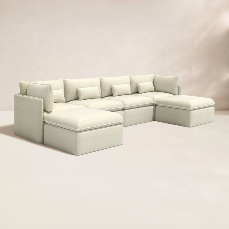 Ensemble de conversation à chaises multiples 6 pièces Valliere