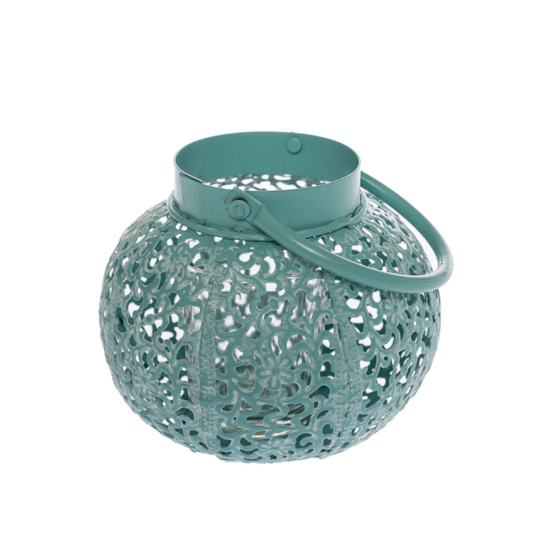 Metal Lantern, Blue
