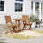 Brote 2 - Person Teak Wood Patio Dining Set with Round Table