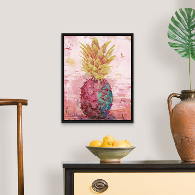 " Painted Pineapple I " by Marie Elaine Cusson Painting Print