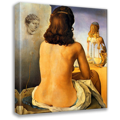 «My Wife, Nude» par Salvador Dali, toile tendue avec châssis