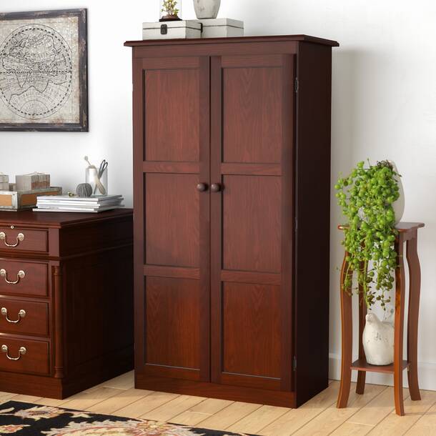 Darby Home Co Kesterson Solid + Manufactured Wood Armoire & Reviews ...
