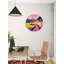 Horloge murale en verre trempé rose-507770286-507770284