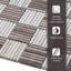 12" x 12" Wood Grid Mosaic Wall & Floor Tile