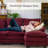 Aariketh 107.87"W Chenille Stationary U-shape Sectional-118614820