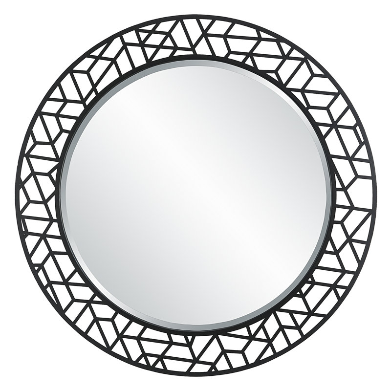 Darth Metal Round Wall Mirror