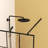 Framed Glass Shower Screen 34" Width X 72"Height With 1/4" 6Mm Silk-Printing Tempered Glass, Aluminum And Support Bar, Shower Door