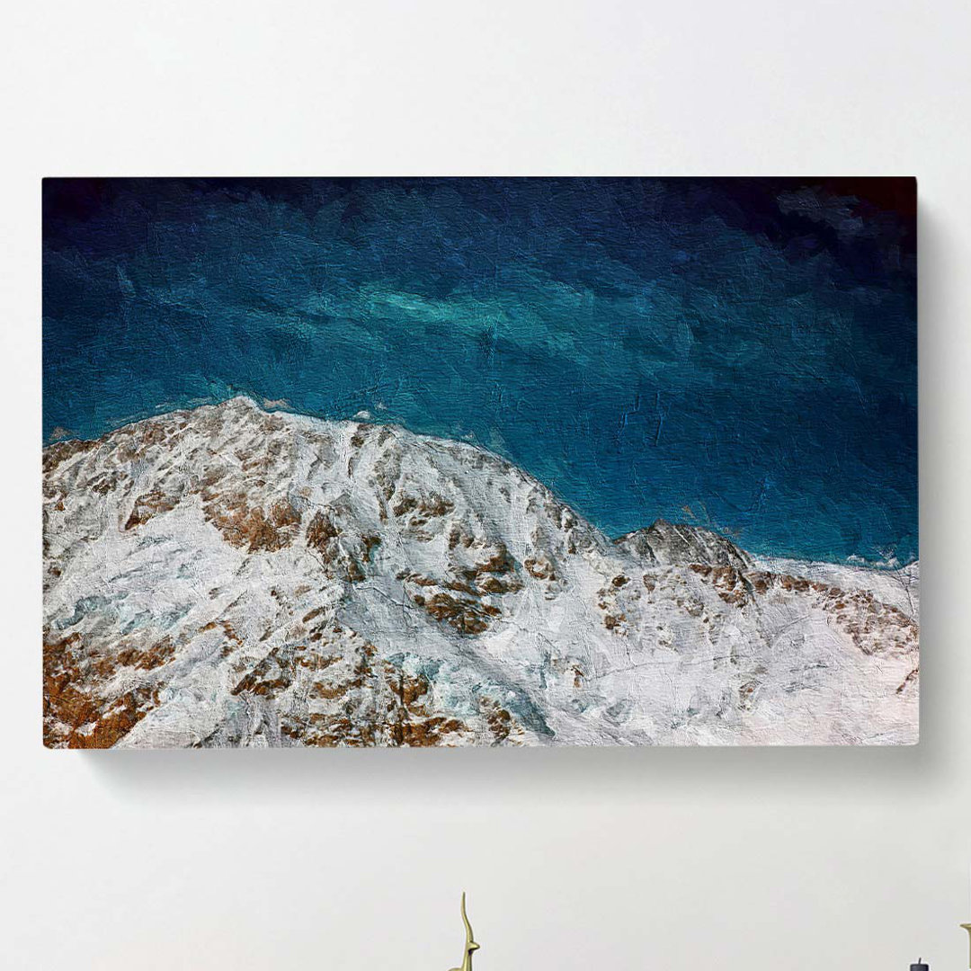 Denali McKinley Mountain In Alaska - Wrapped Canvas