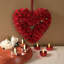 Couronne de bois rose 11,5 po
