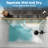 44"-48" W x 76" H Double Sliding Frameless Shower Door with 5/16" (8mm) Crystal Clear Tempered Glass-120927354
