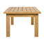 Ensemble de conversation d'extérieur 2 pièces en bois d'acacia avec coussins imperméables, beige et finition naturelle