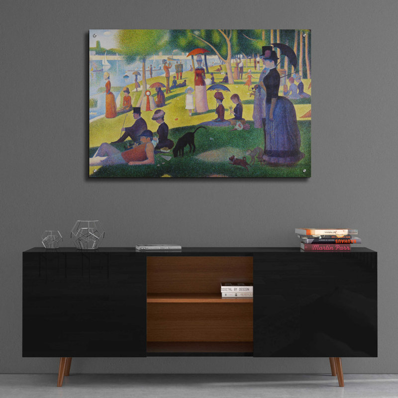"Un dimanche à la Grande Jatte", H 24 po x l 36 po x P 0,2 po