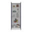 Armoire polyvalente avec cinq tablettes et portes de rangement pour la cuisine et la maison, blanc et bleu | Idée de cadeau-2006378200