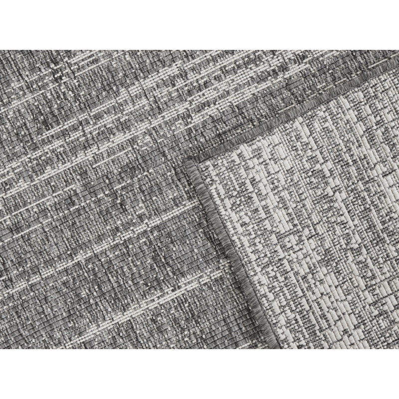 Machine Woven Silver Indoor/Outdoor Rug, Rectangle  240 x 340cm