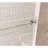 Frameless Shower Door 56-60 "W X 76" H, 1/4 "(6 Mm) Clear Tempered Glass, Explosion Proof Film, Stainless Steel Handle-120984818