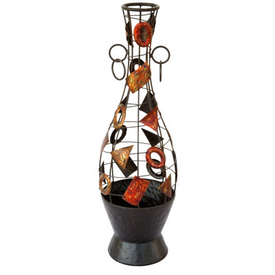 Energicus Metal Floor Vase