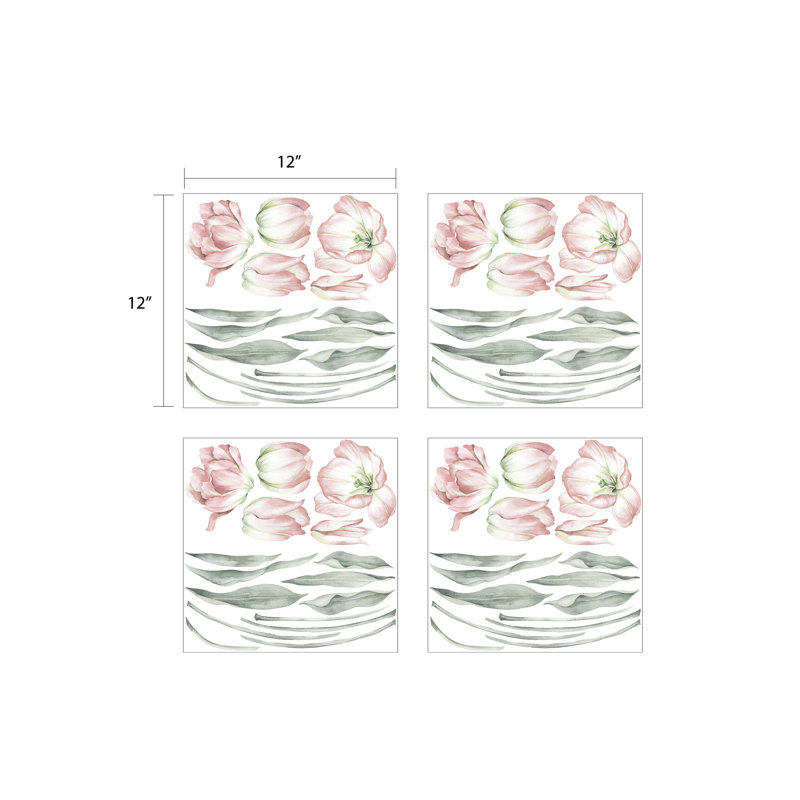 Autocollants auto-adhésifs en vinyle, Rosé