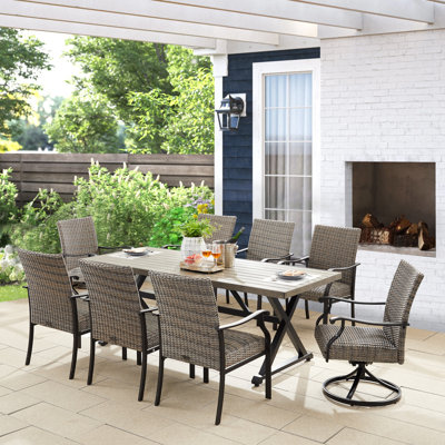  Rectangular 8 - Person 82.5" Long Dining Set