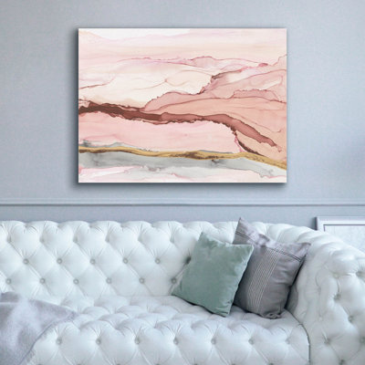 Everly Quinn 'The Vineyard 2 Blush' by Chris Paschke Canvas Wall Art