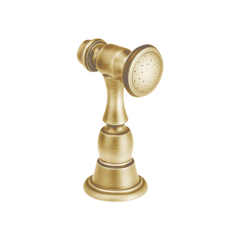 Traditional Side Spray, Unlaquered Polished Brass