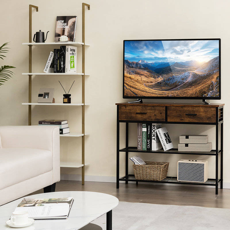 Console 12 po Wadeeah, Brun rustique