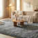 Soft Shag Area Rug for Bedroom Nursery,Gray