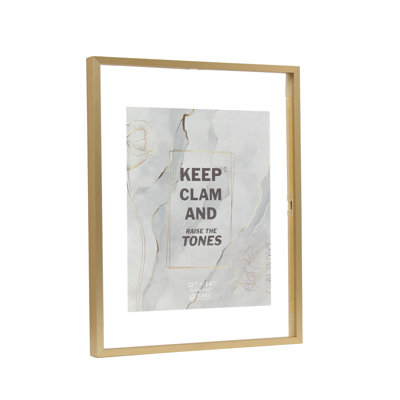 Metal Rectangular Floater Picture Frame