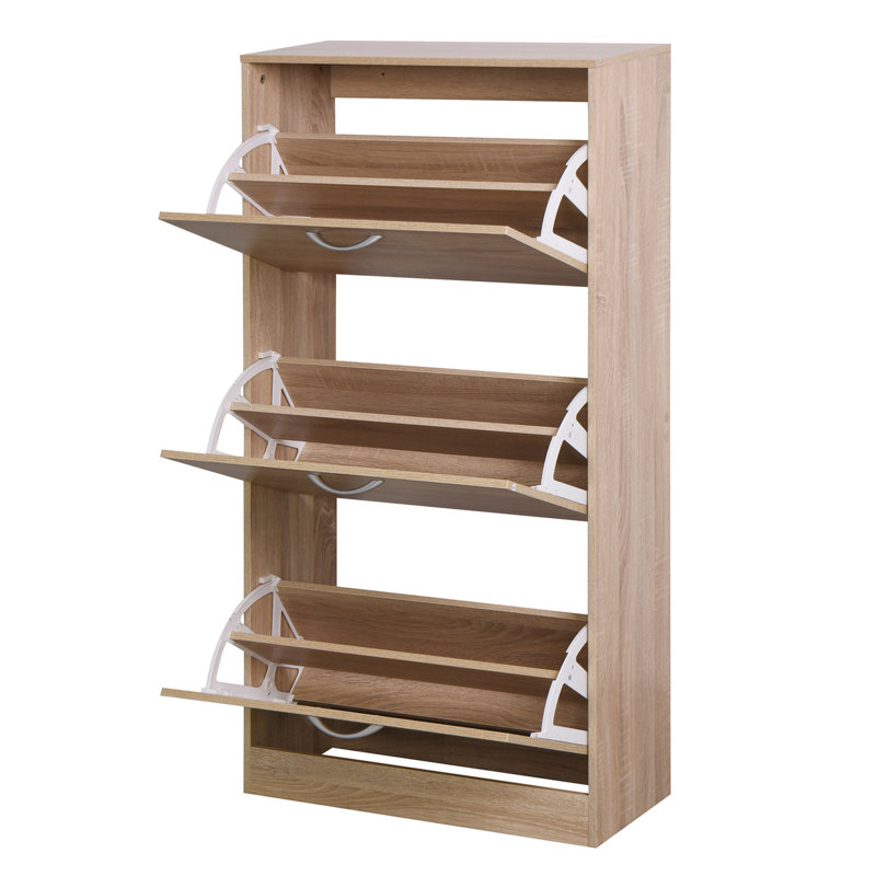 3-Drawer Shoe Storage Cabinet