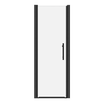 Pivot Shower Door With Frame Single Swing Shower Glass Door Adjustable Hinged Bathroom Doors With Tempered Glass