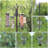 Adjustable 94-Inch Bird Feeding Station - Multi-Hook Stand With Squirrel Baffle And Durable Design