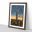 Taipei City in Taiwan Abstract - Picture Frame Graphic Art Print-56921132-56921140