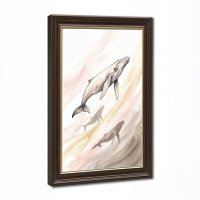 Toile grise baleine grise