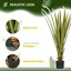 Artificial plants agave succulent in pot
