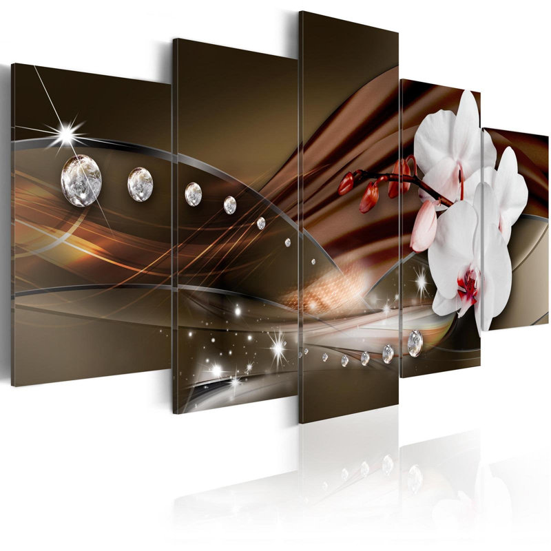 " Diamond Glimmer " 5 - Pieces, 20" H x 40" W x 0.7" D