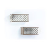Wall Mounted Rustic Decorative Hanging Shelf for Books, Set of 2