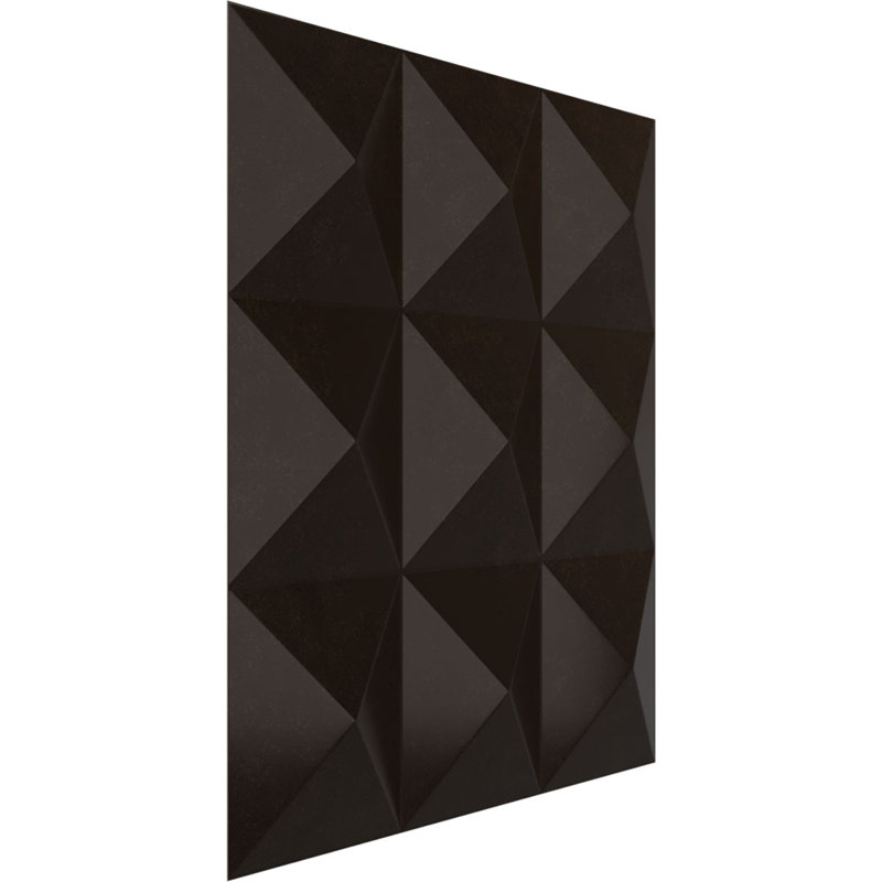 Panneau mural 3D décoratif Benson EnduraWall 19 po x l 19 5/8 po x Brume métallique rustique universelle (couvre 2,67 pieds carrés)