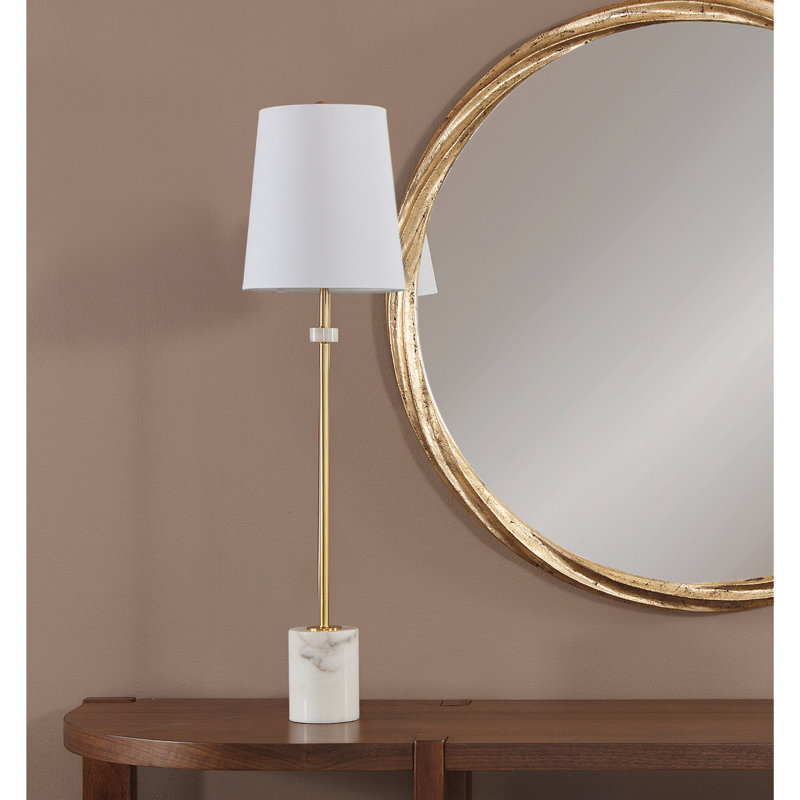 Cyrus 35" Mixed Metal Buffet Lamp