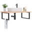Briazia 100cm Solid Wood Bathroom Vanity Top-1892395556